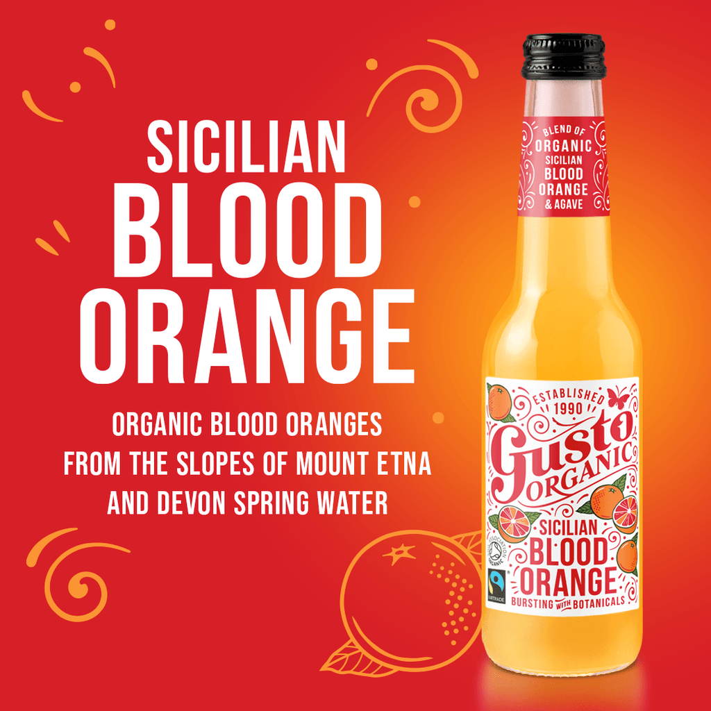 Hiko Drinks Gusto Organic SICILIAN BLOOD ORANGE