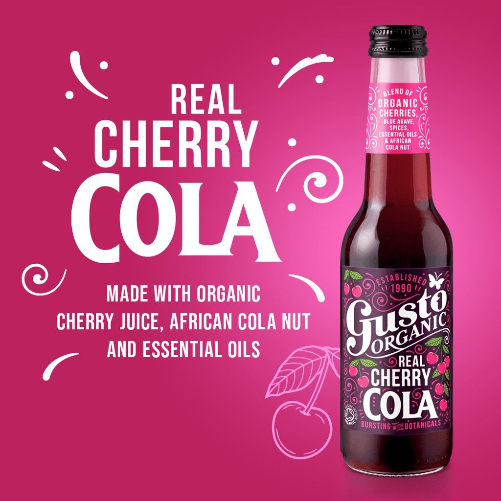 Hiko Drinks Gusto Organic REAL CHERRY COLA