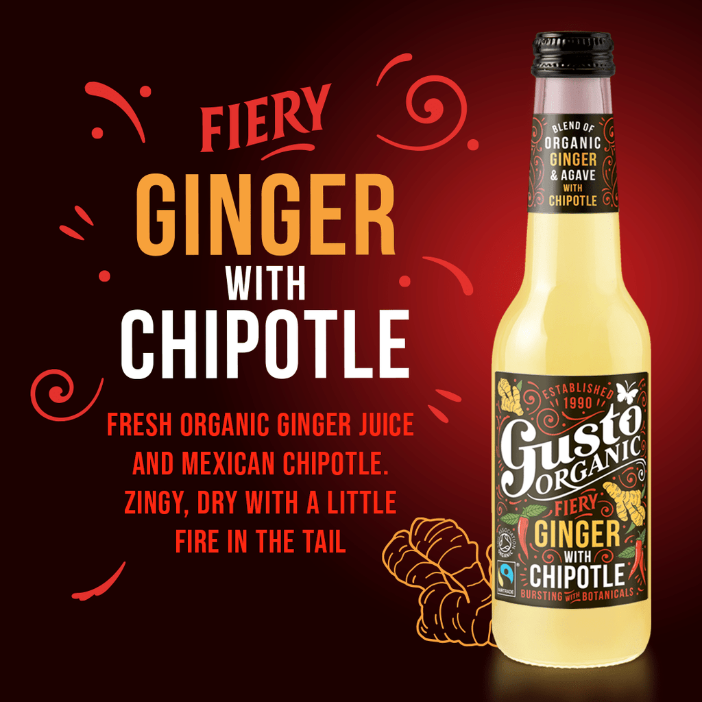 Hiko Drinks Gusto Organic FIERY GINGER WITH CHIPOTLE