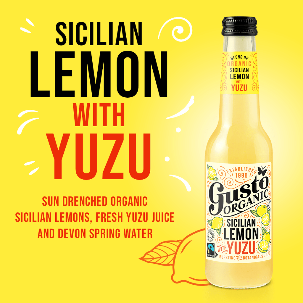 Hiko Drinks Gusto Organic SICILIAN LEMON WITH YUZU